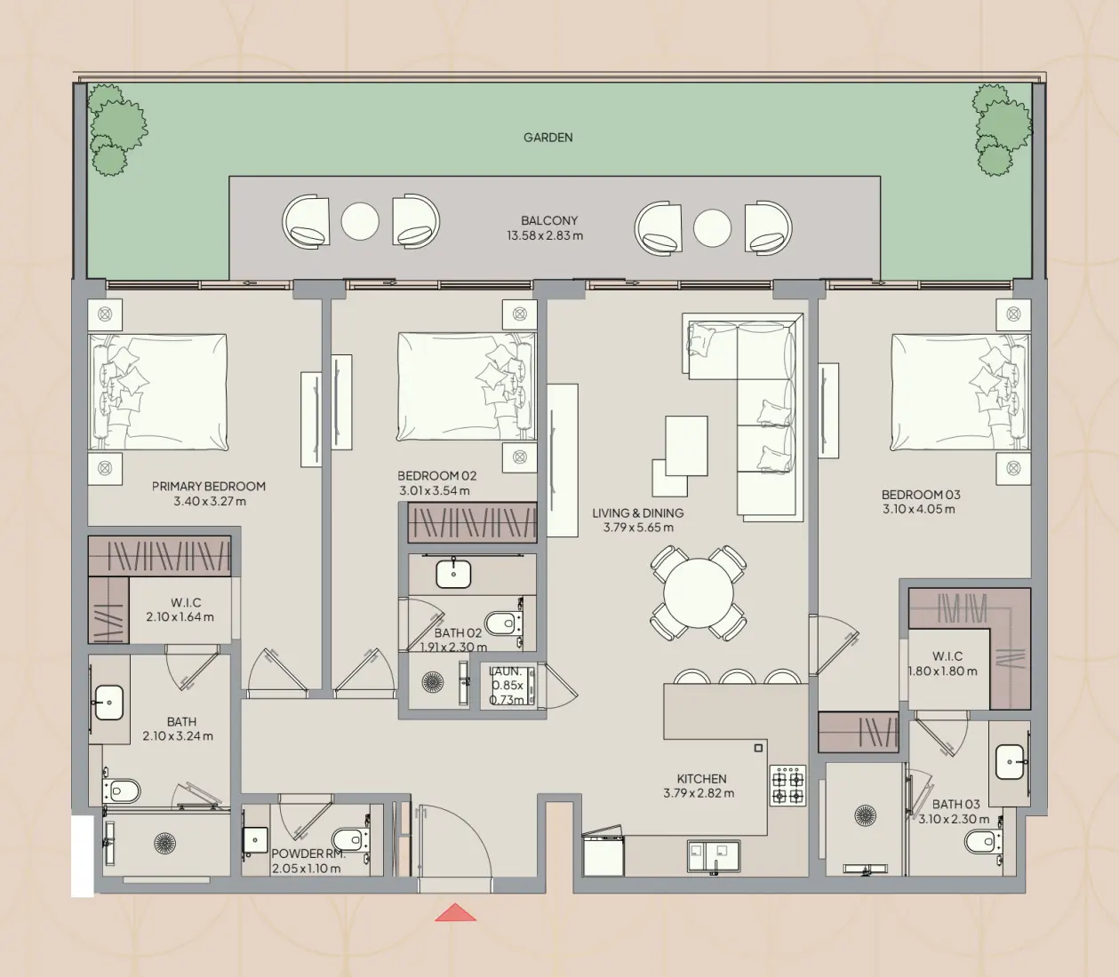 3 Bedrooms in Mayfair Nexus