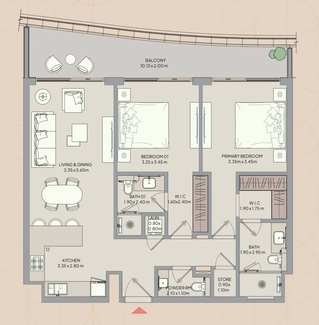 2 Bedrooms in Mayfair Nexus