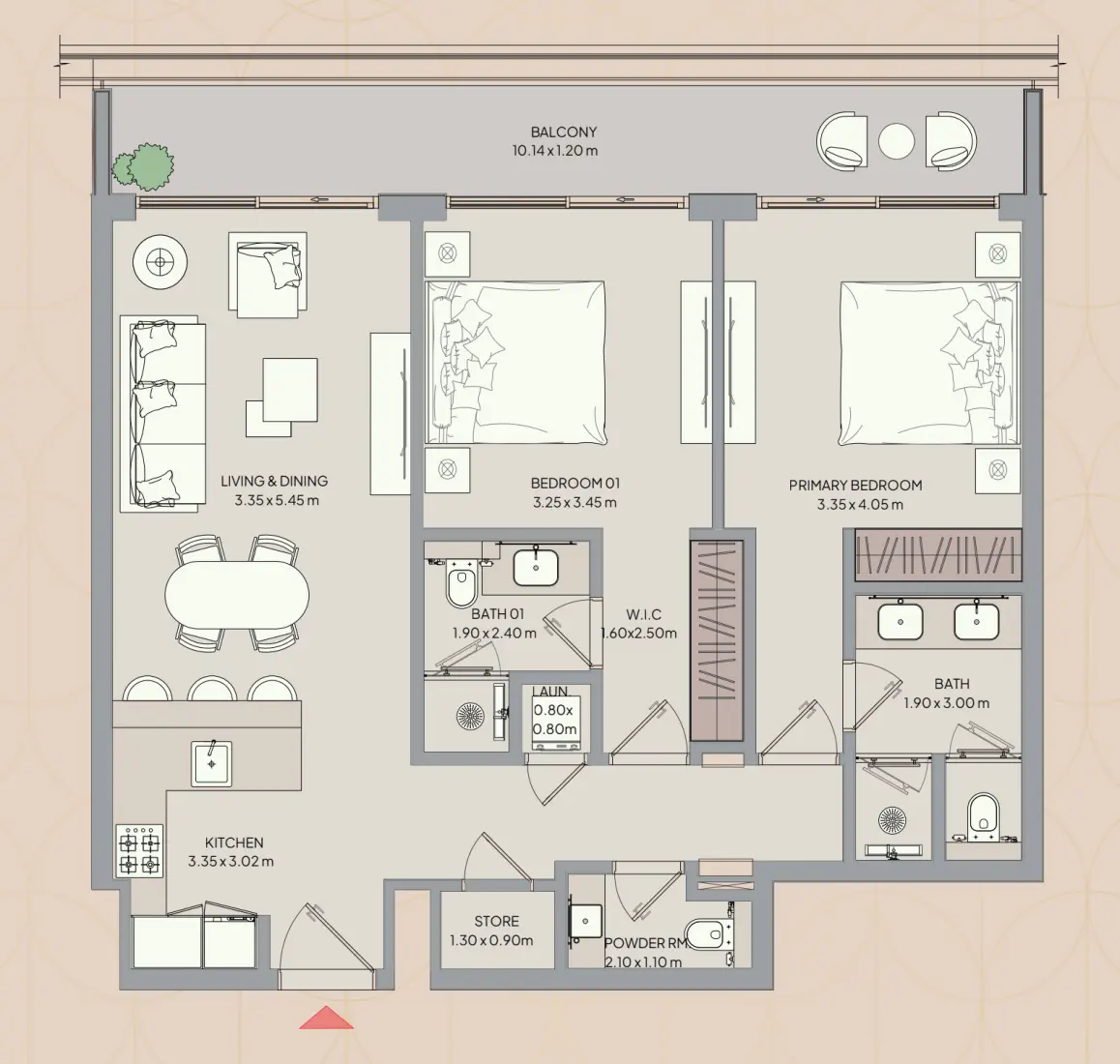 2 Bedrooms in Mayfair Nexus