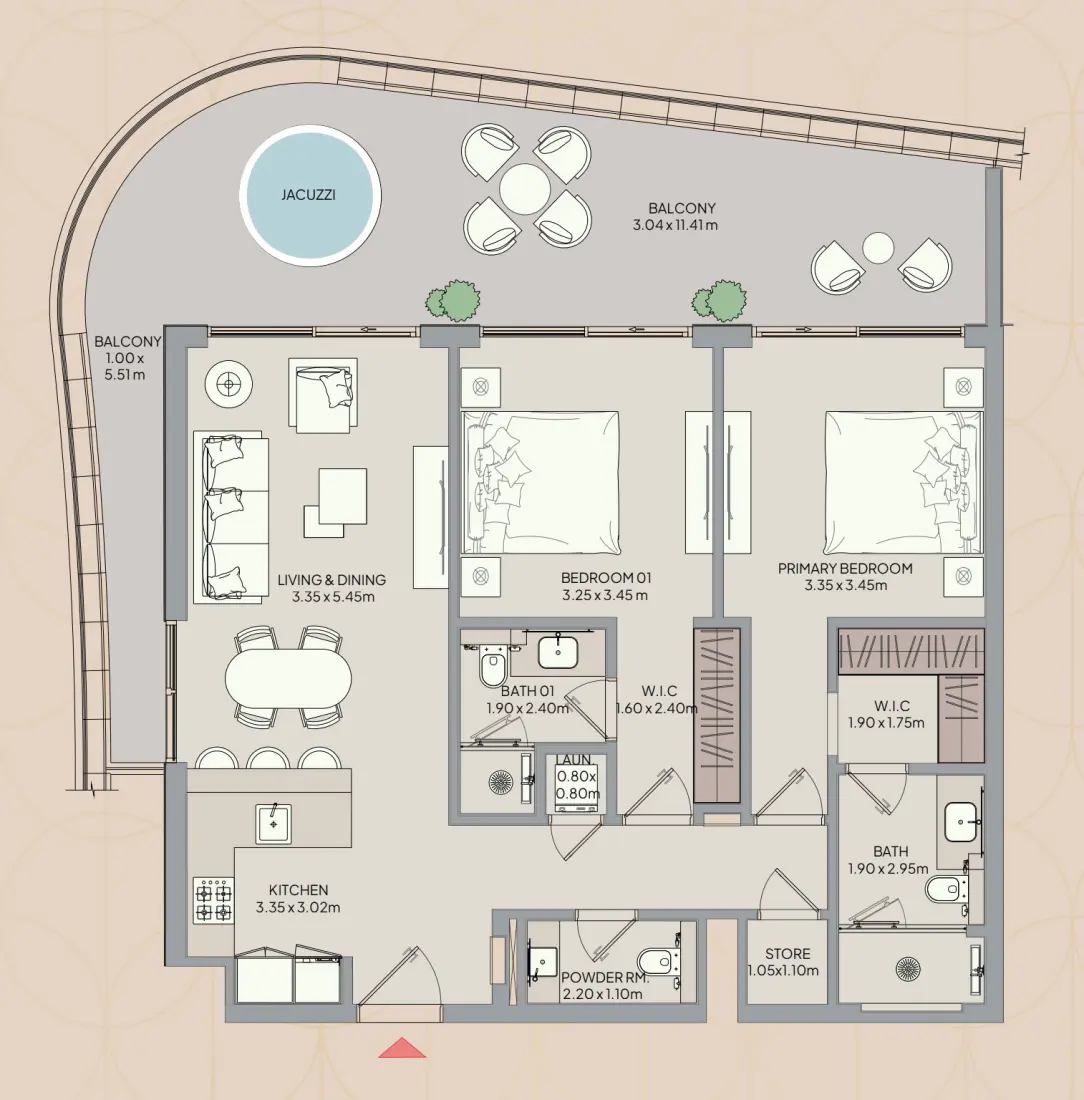 2 Bedrooms in Mayfair Nexus