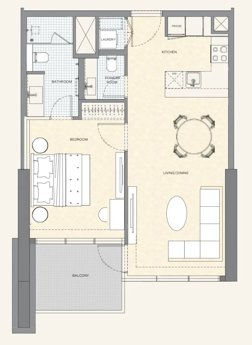 1 Bedroom in Dusit Thani Residences Ajman