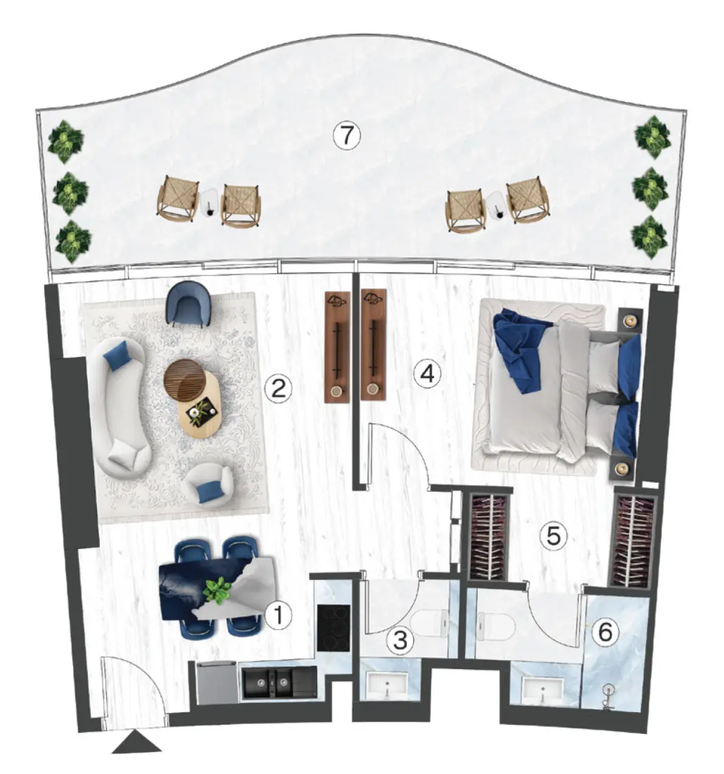 1 Bedroom in Radisson Blu Hotel & Residences