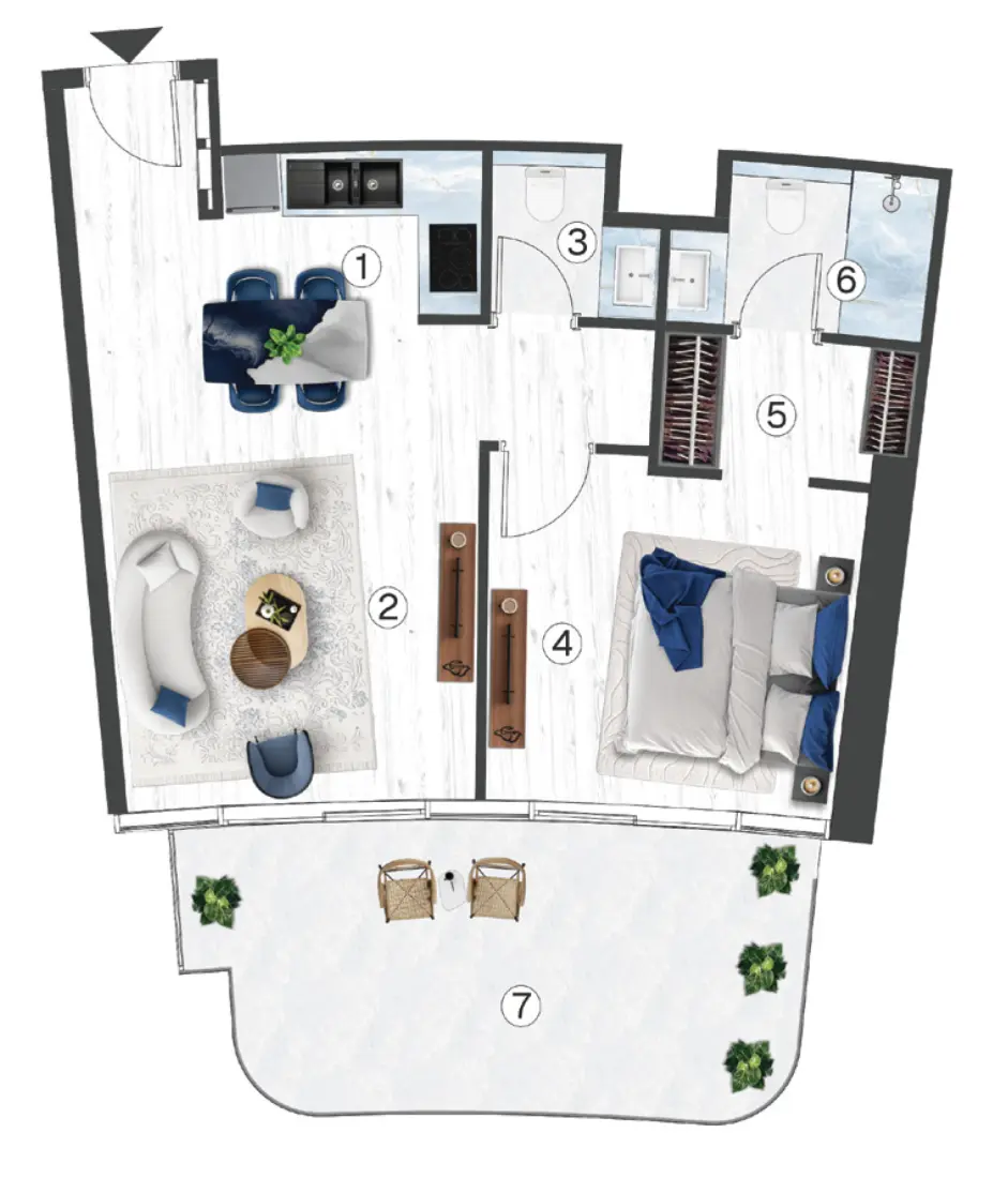 1 Bedroom in Radisson Blu Hotel & Residences