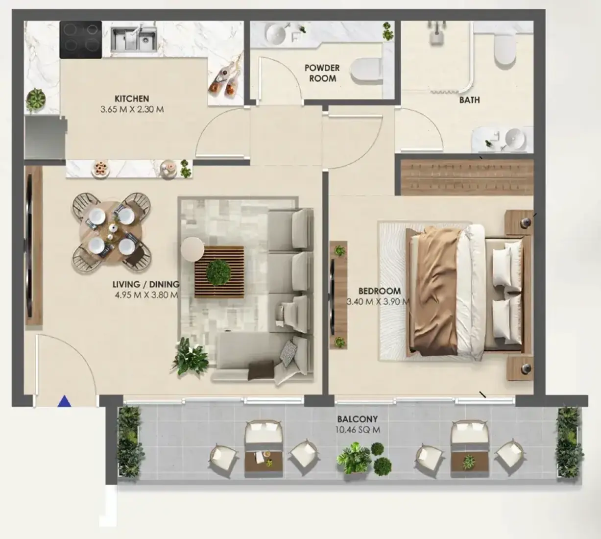 1 Bedroom in Vivida Residences
