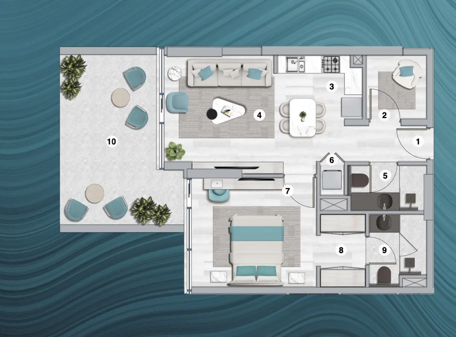 1 Bedroom in Flora Bay Residences
