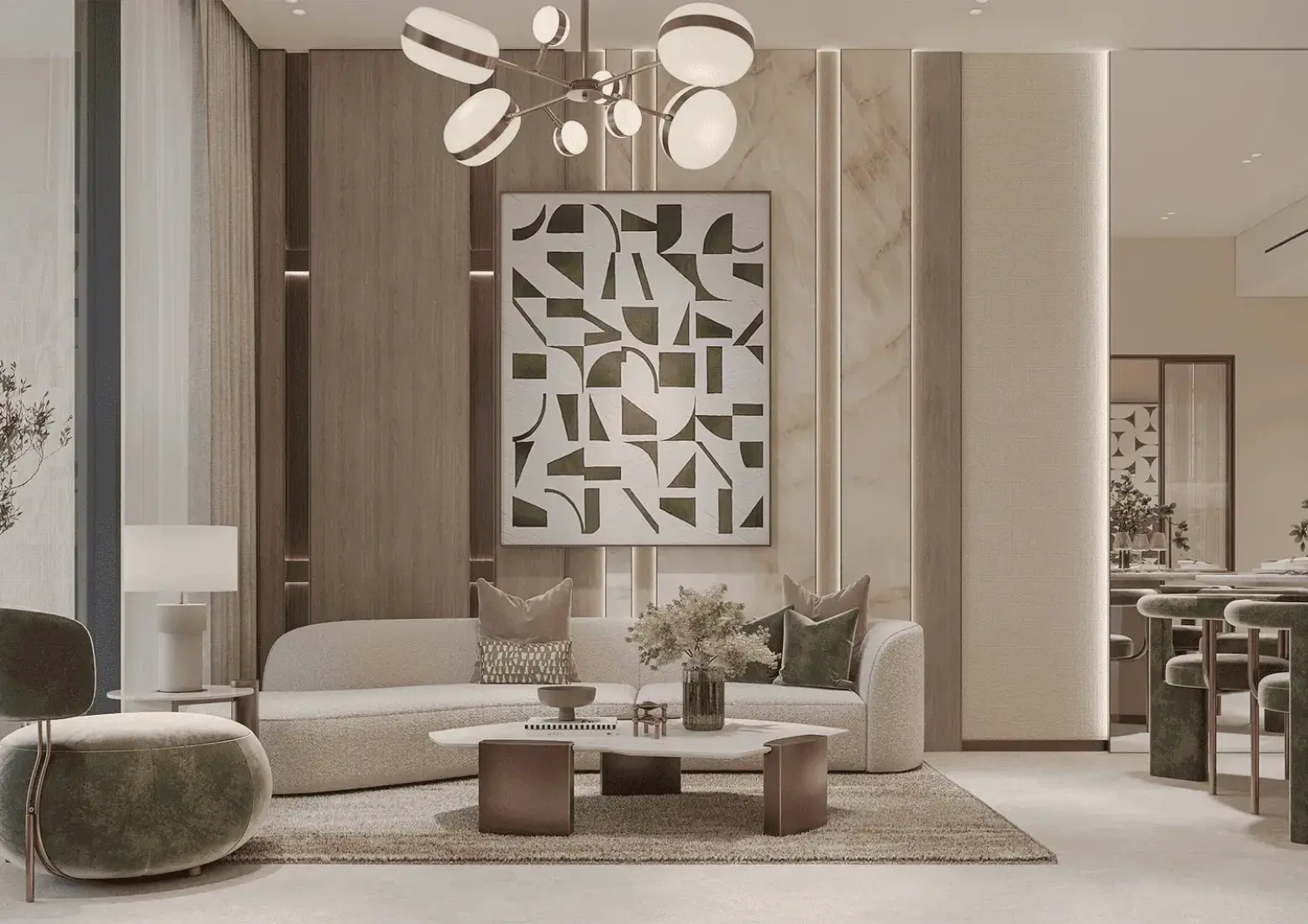 Semi-furnished finishing 2