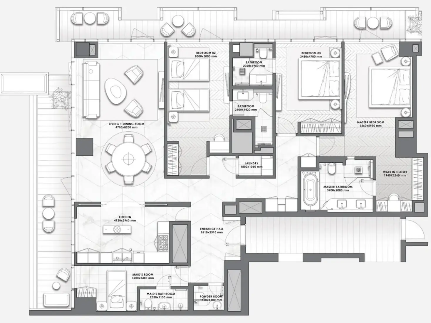 3 Bedrooms in Pagani,  Da Vinci Tower