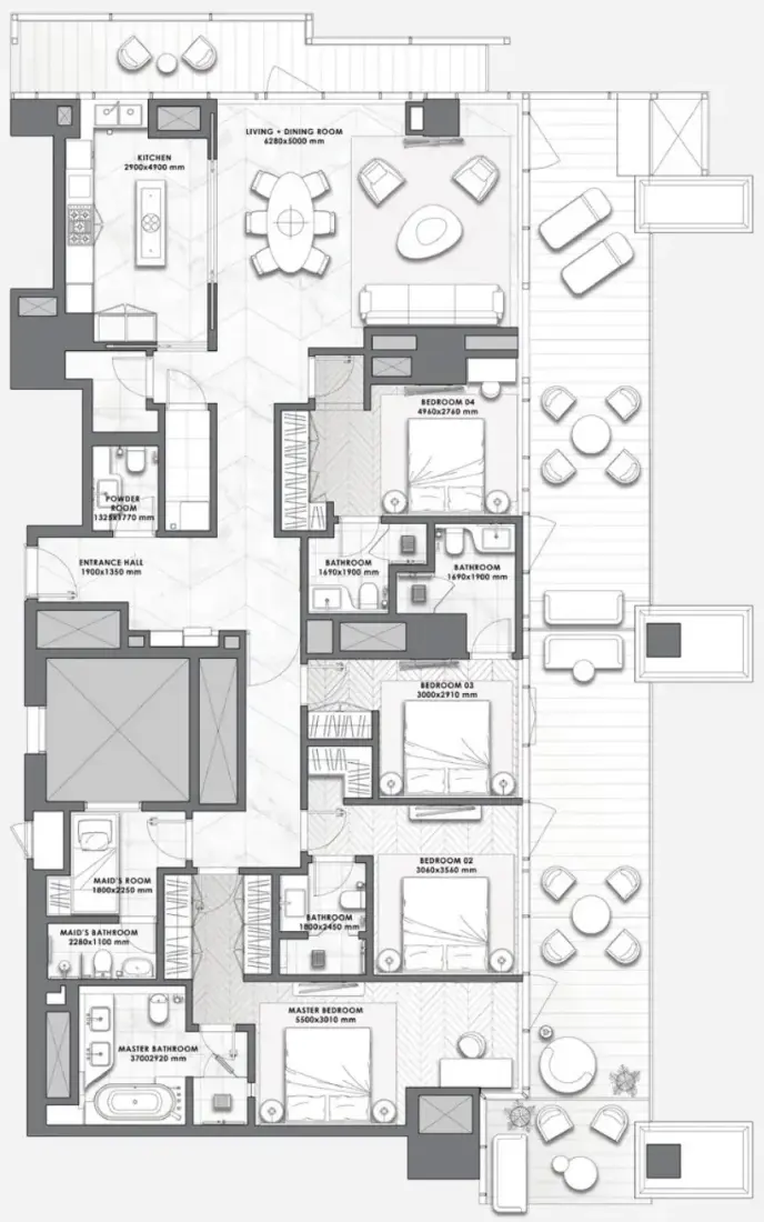 4 Bedrooms in Pagani,  Da Vinci Tower