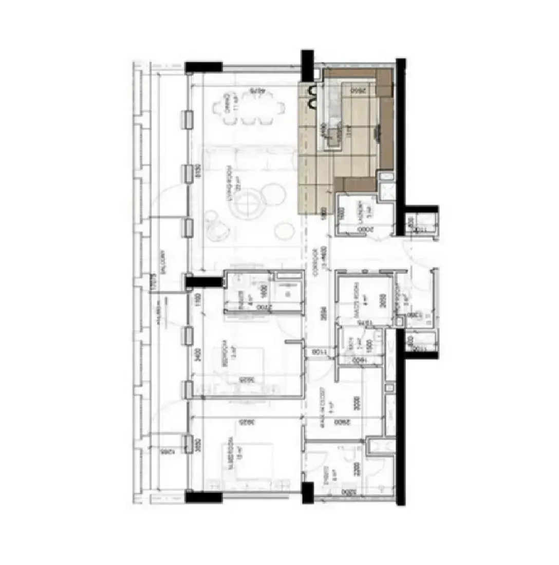 2.5 Bedrooms in Tura Residence