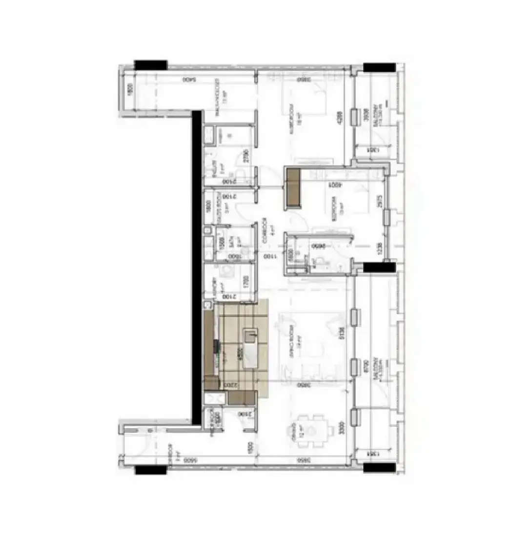 2.5 Bedrooms in Tura Residence