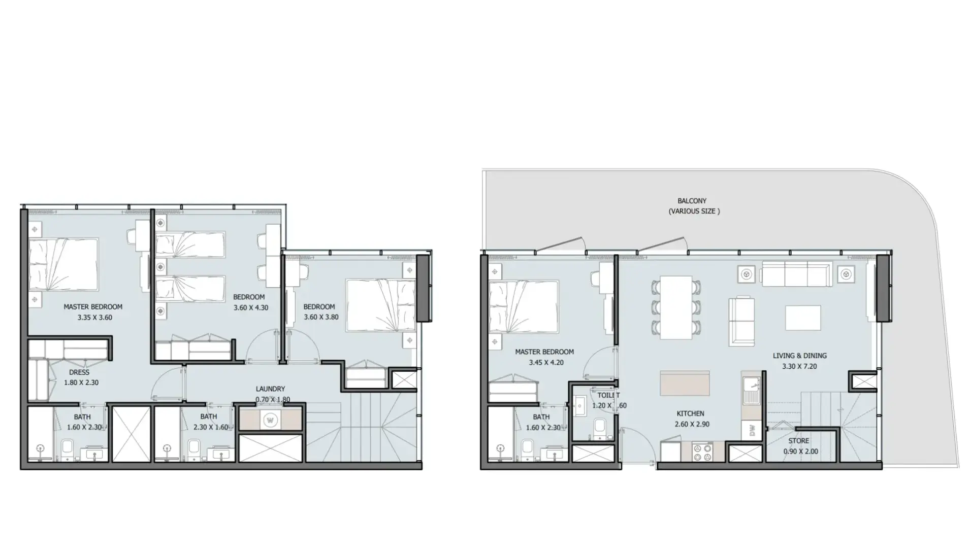4 Bedrooms in Reportage Tower