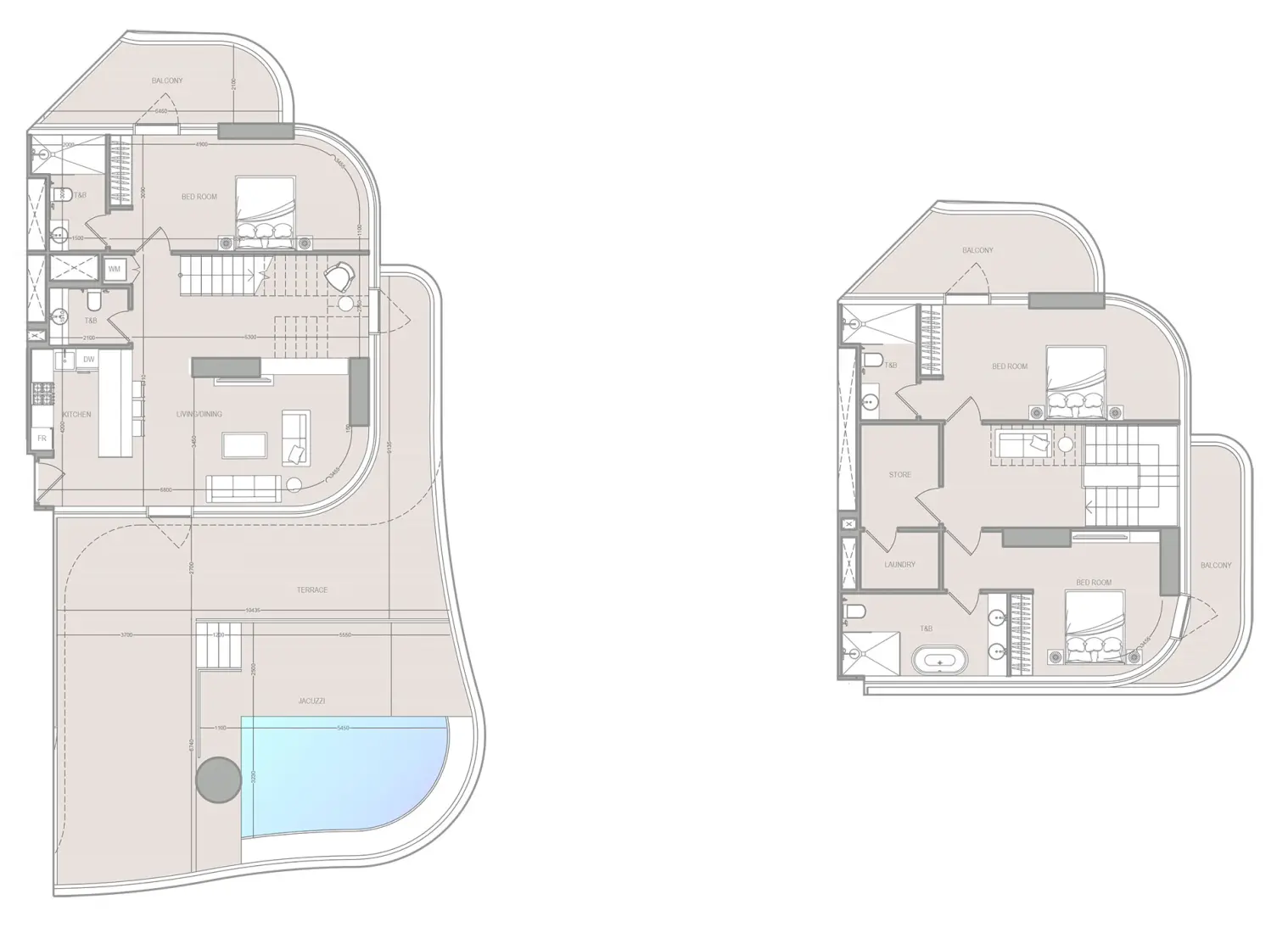 3 Bedrooms in A1LA Residence