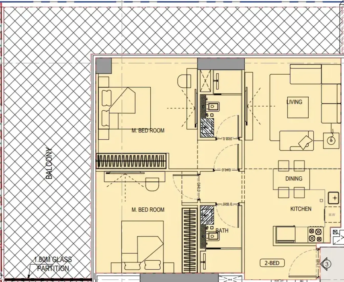 2 Bedrooms in Ivory