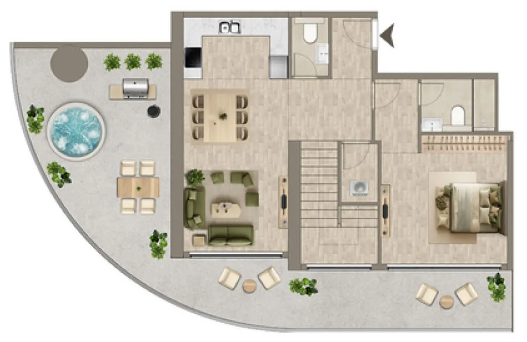 2 Bedrooms in Colibri Views