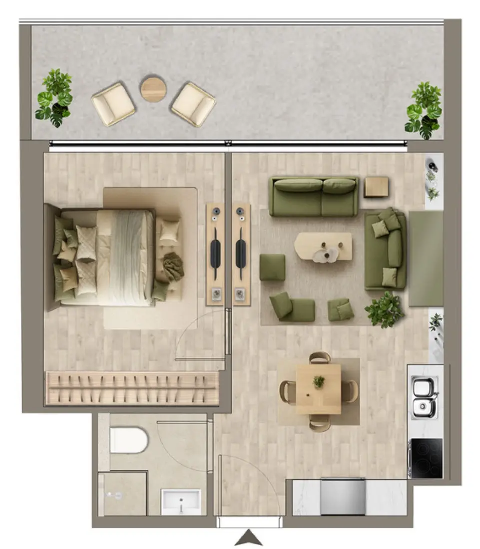 1 Bedroom in Colibri Views
