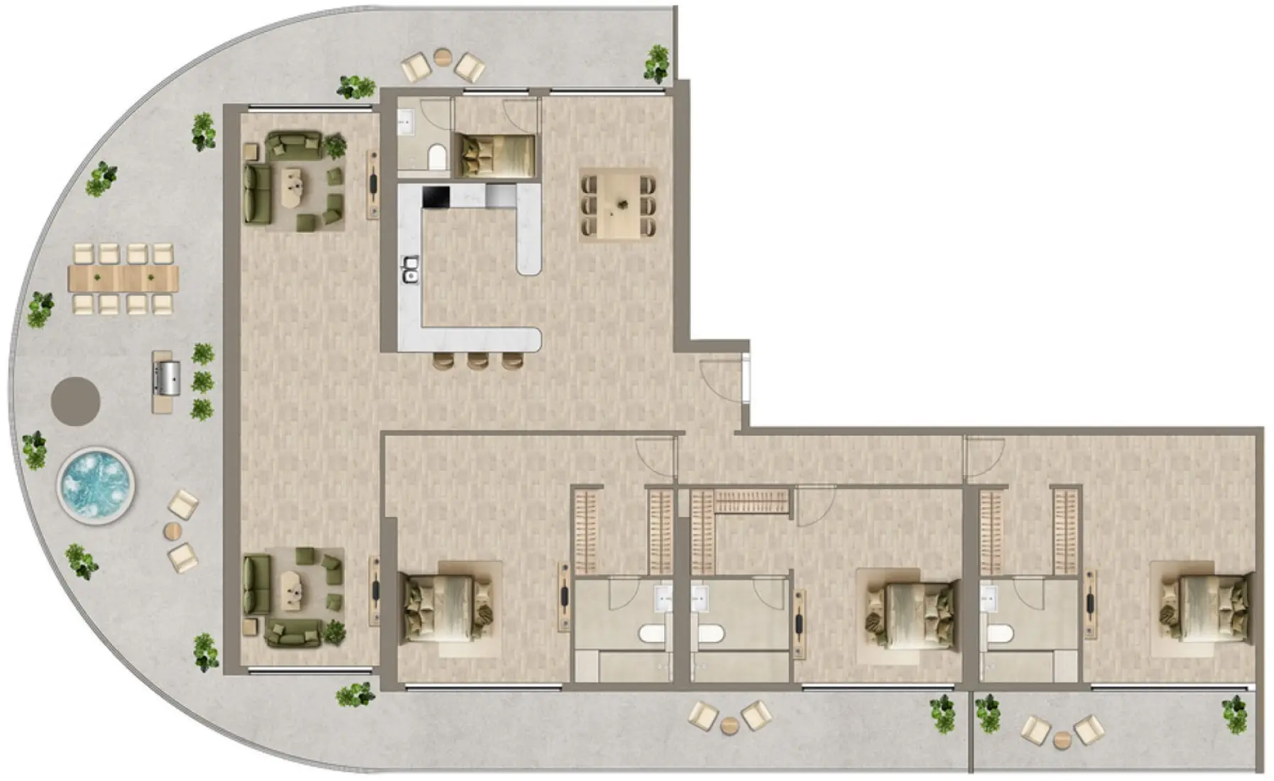 Studio in Colibri Views