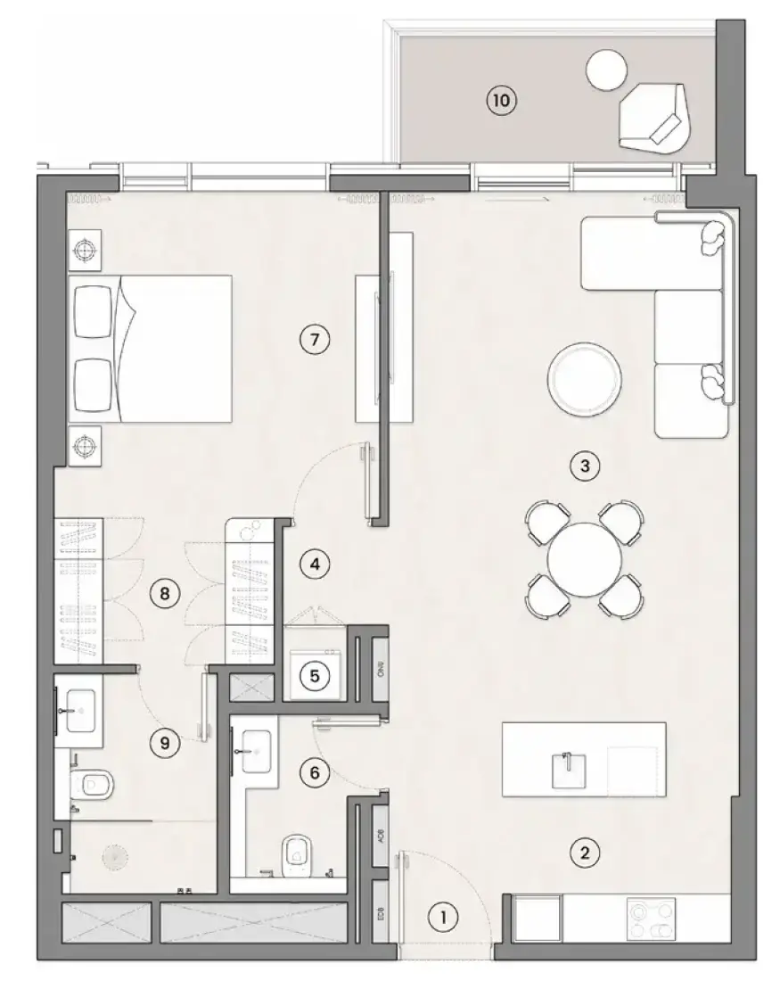 1 Bedroom in Tara Park