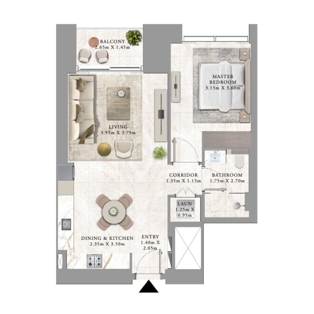 1BR