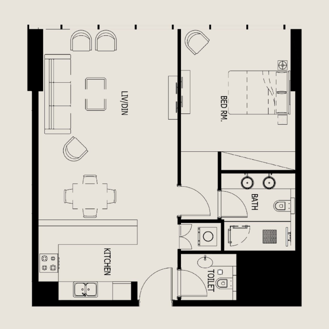1BR