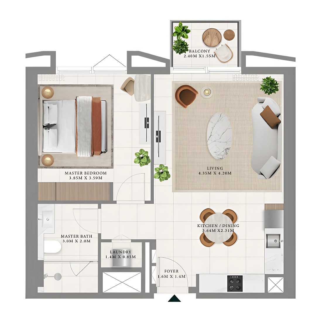 1 Bedroom
