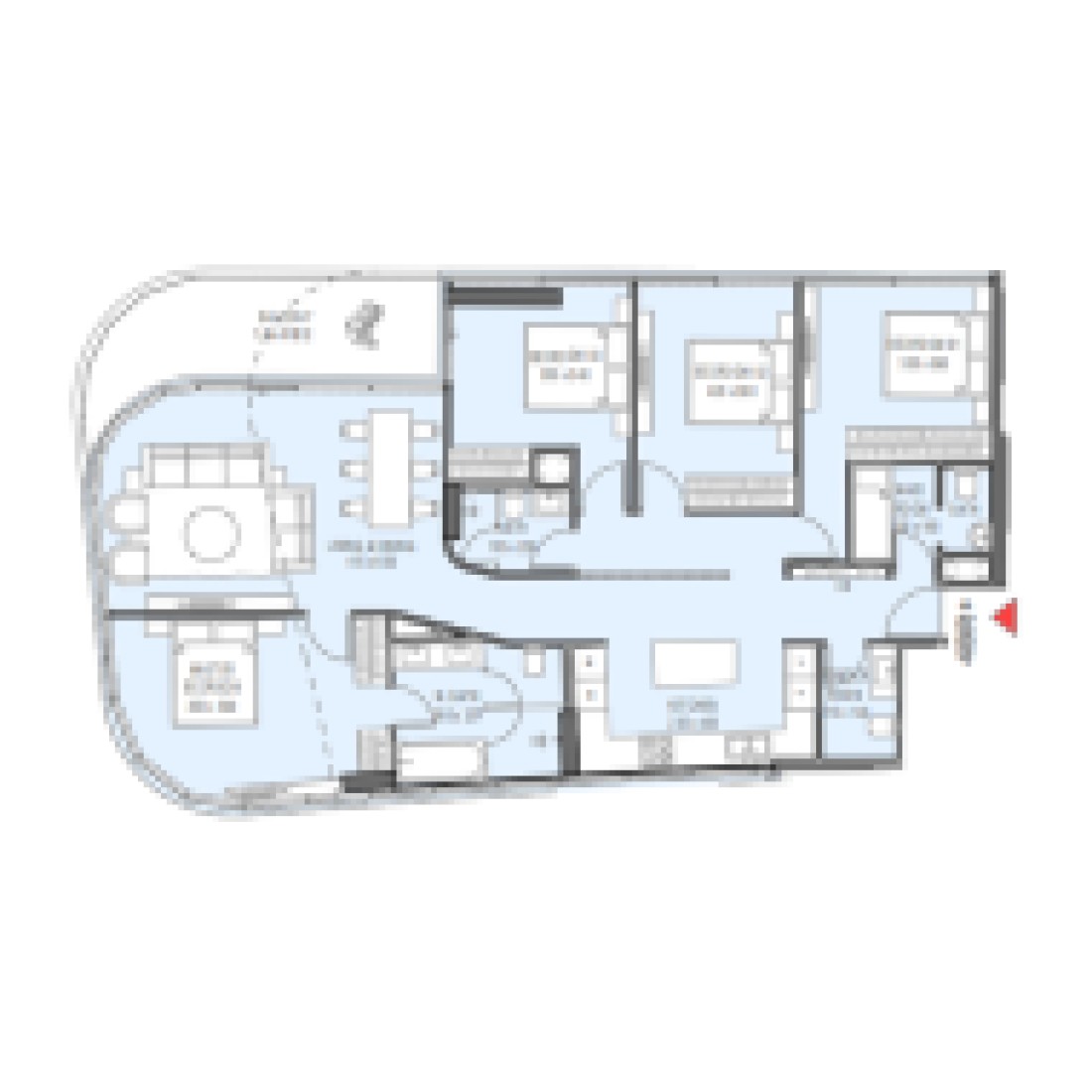 4 Bedrooms in Marlin 2