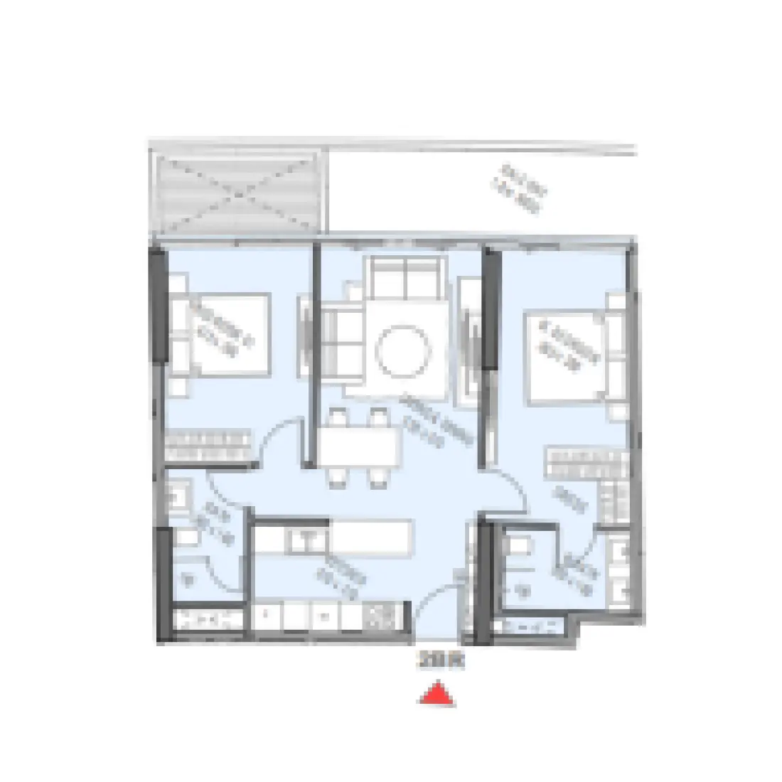 3 Bedrooms in Marlin 2