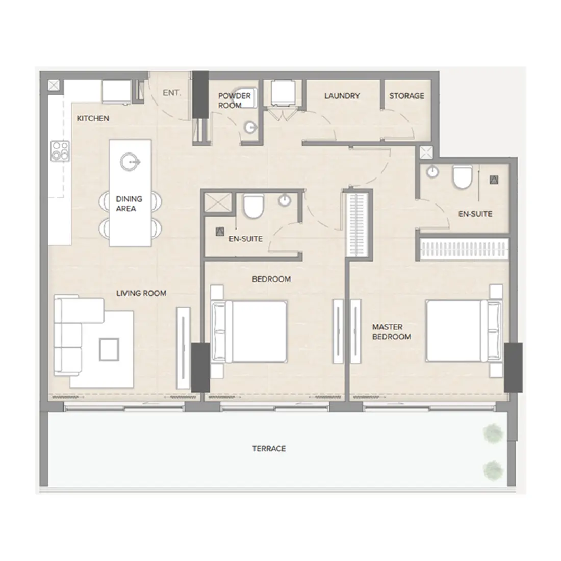 2 Bedroom
