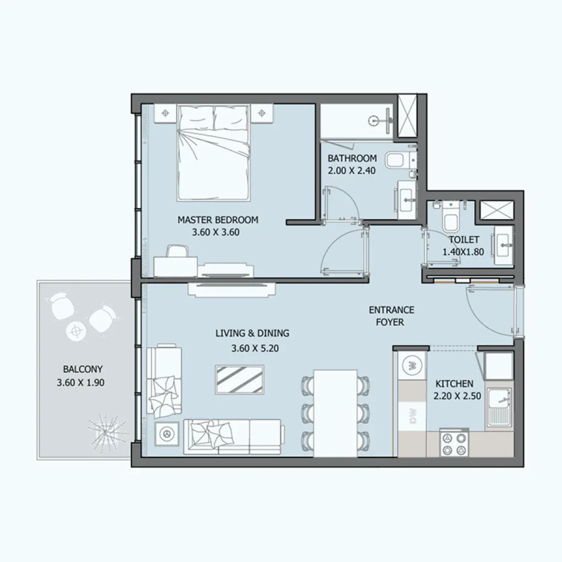 1 Bedroom