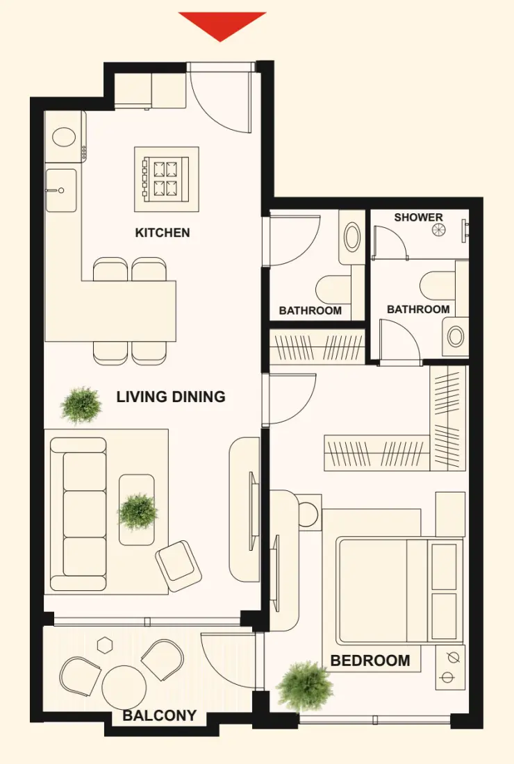 1 Bedroom