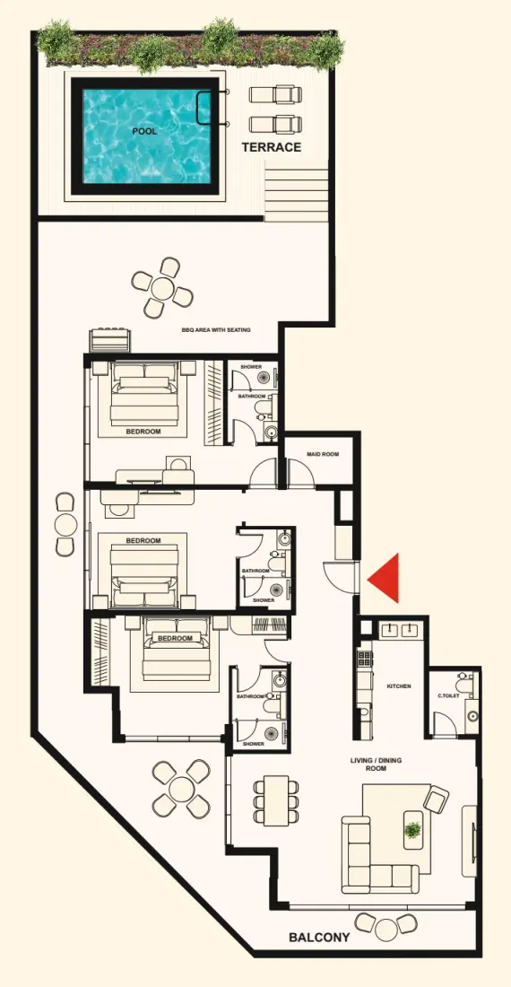 3 Bedroom