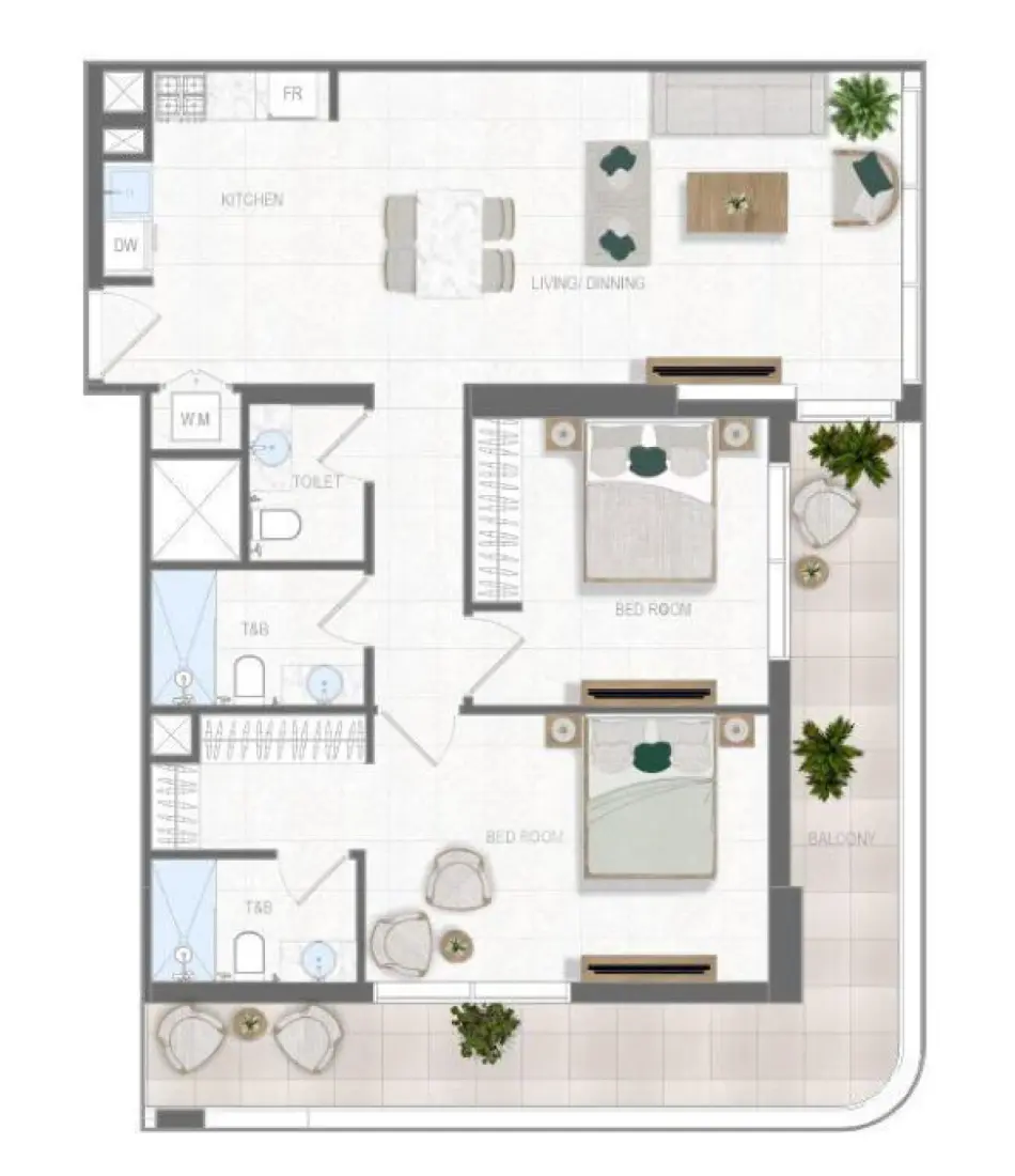 2 Bedroom