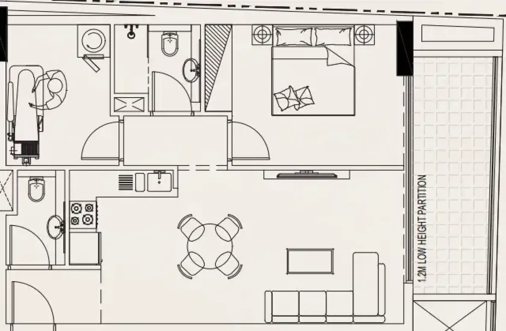 1 Bedroom in Casa Vista Residence