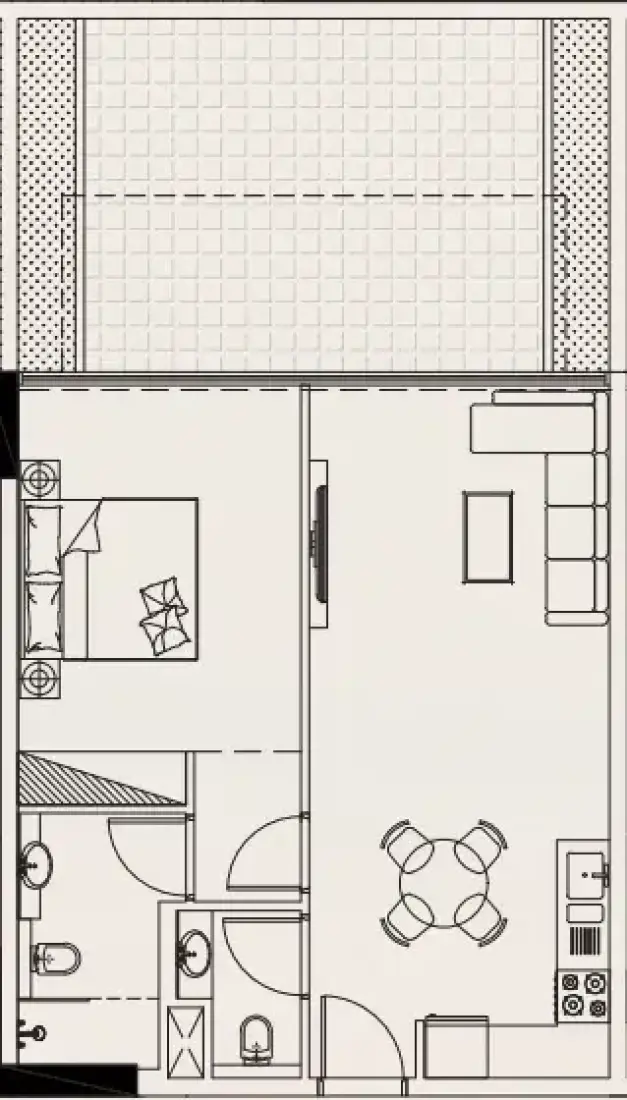 1 Bedroom in Casa Vista Residence