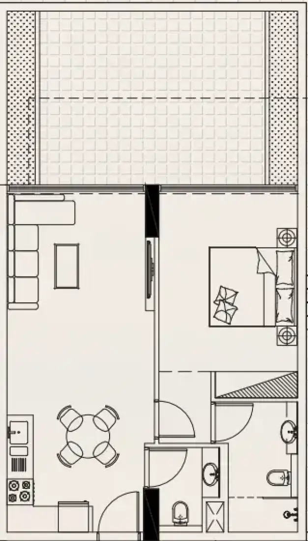 1 Bedroom in Casa Vista Residence
