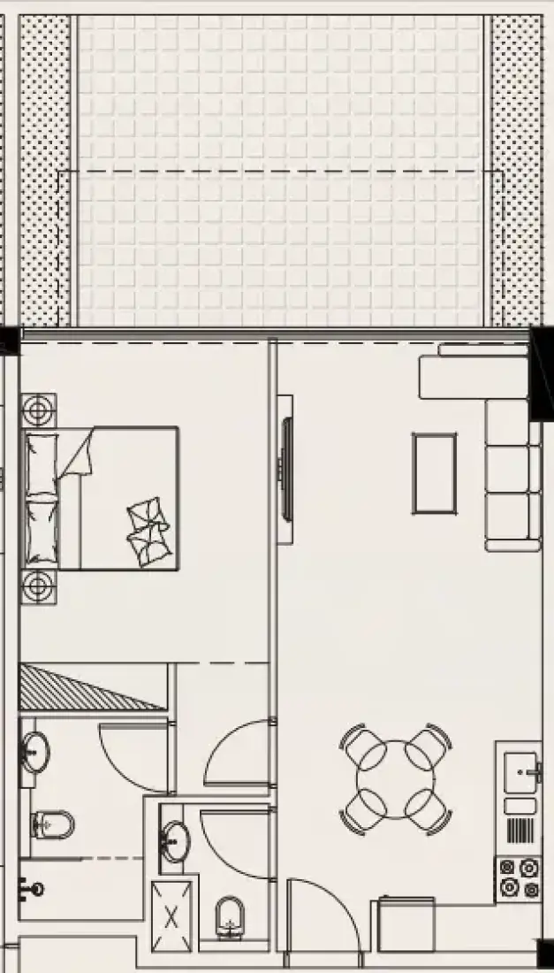 1 Bedroom in Casa Vista Residence