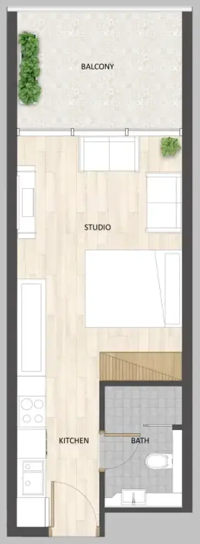 Studio in Barari Palace