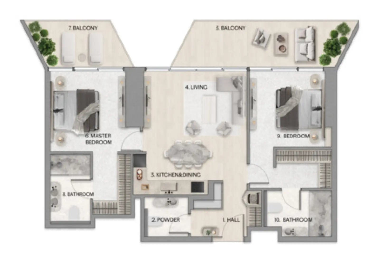 2 Bedroom