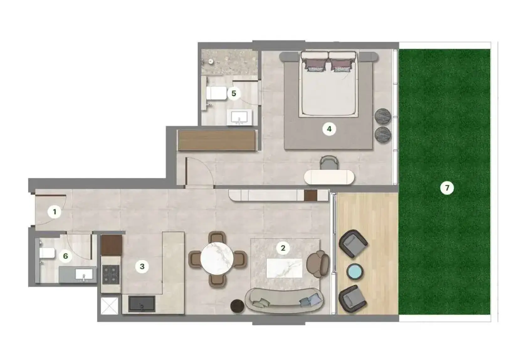 1 Bedroom in Parkgreen Residences