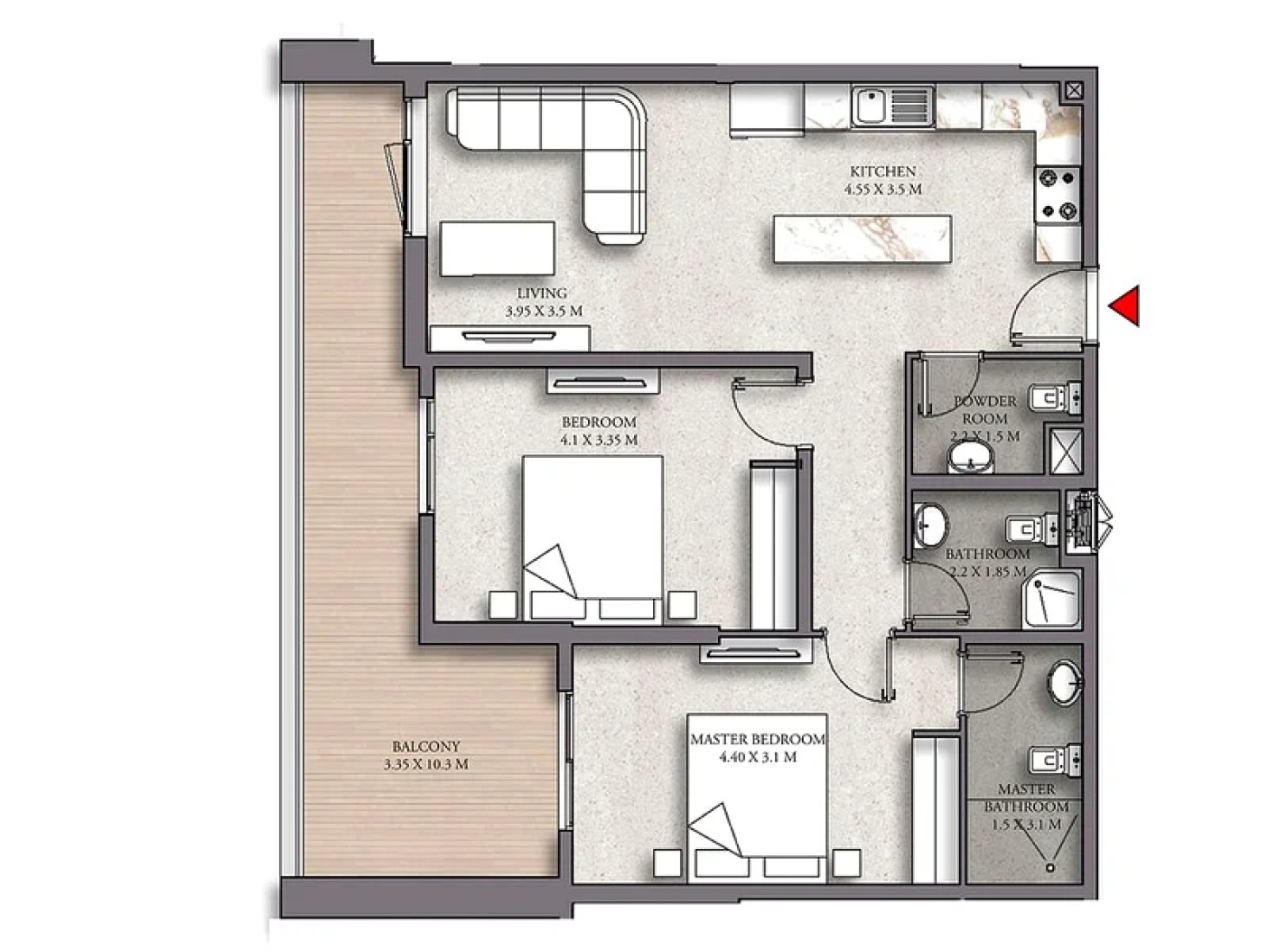 2 Bedroom