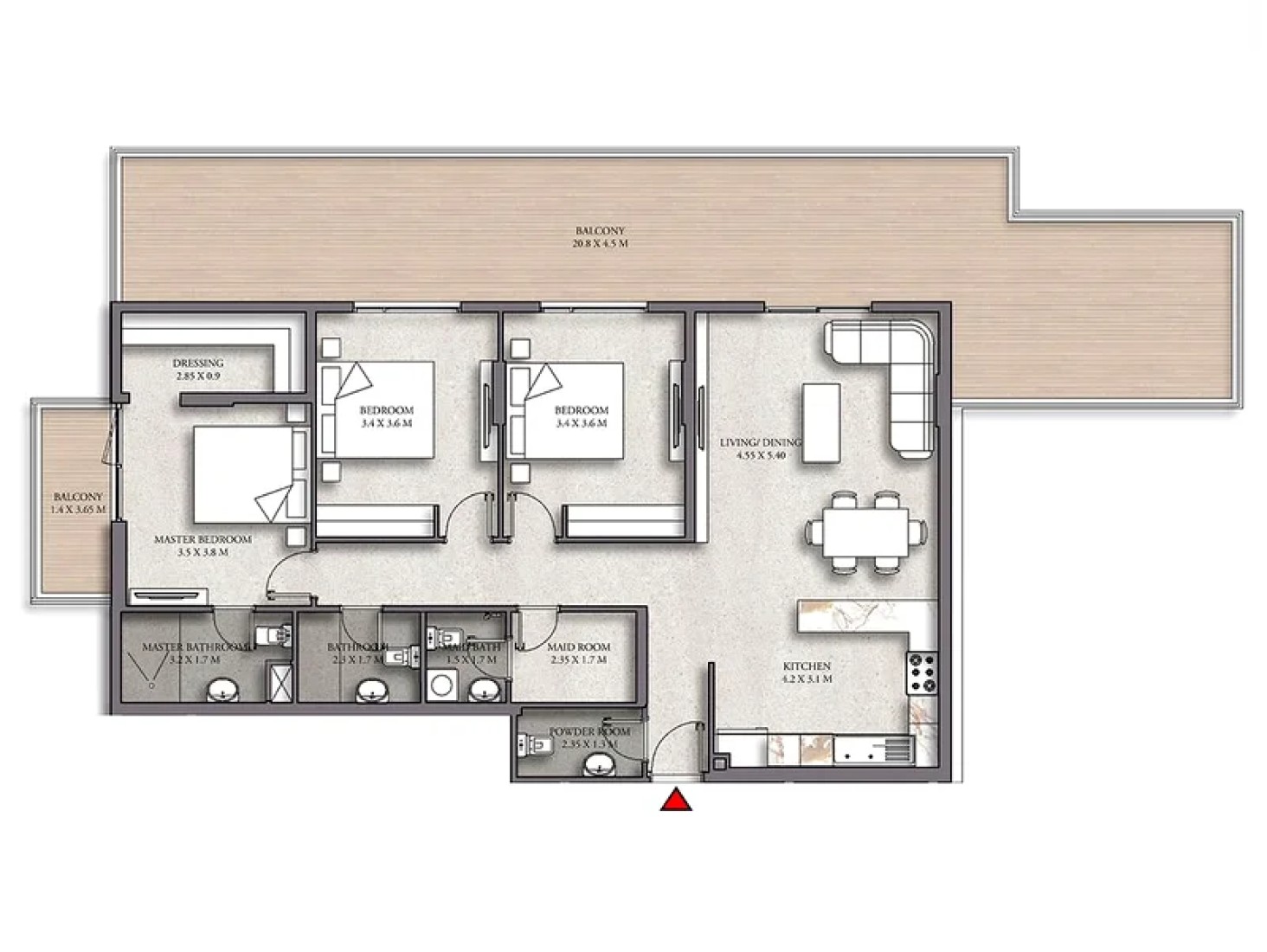 3 Bedroom