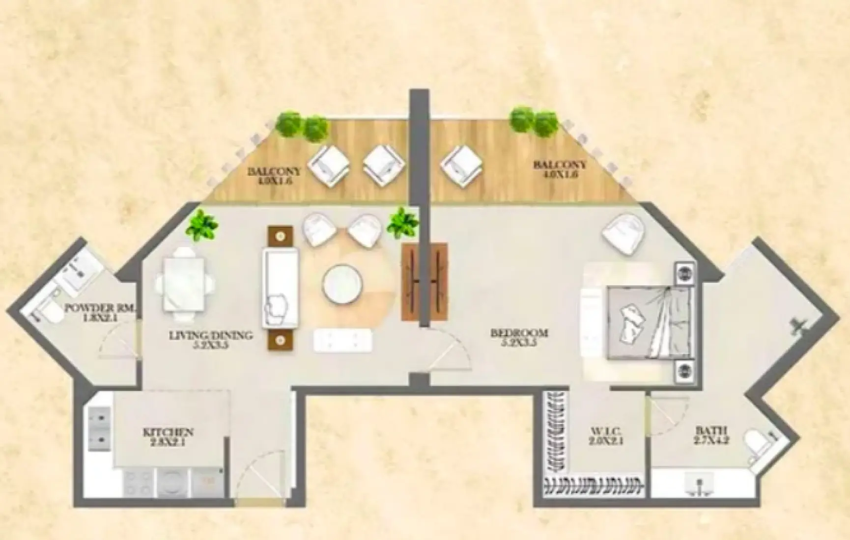 1 Bedroom