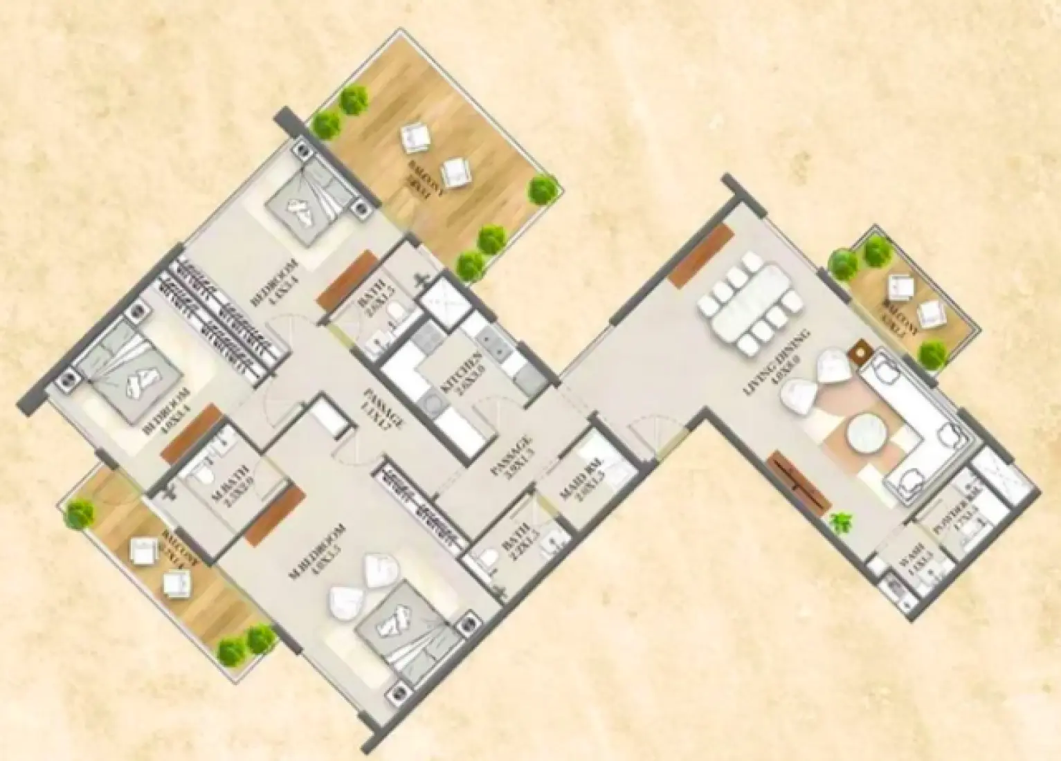 3 Bedroom