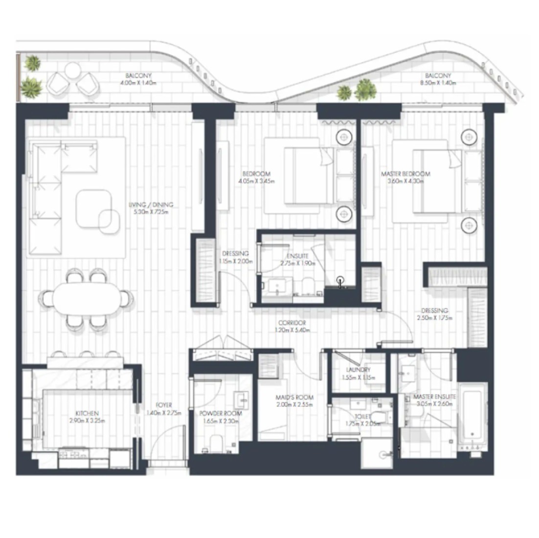 2 Bedroom