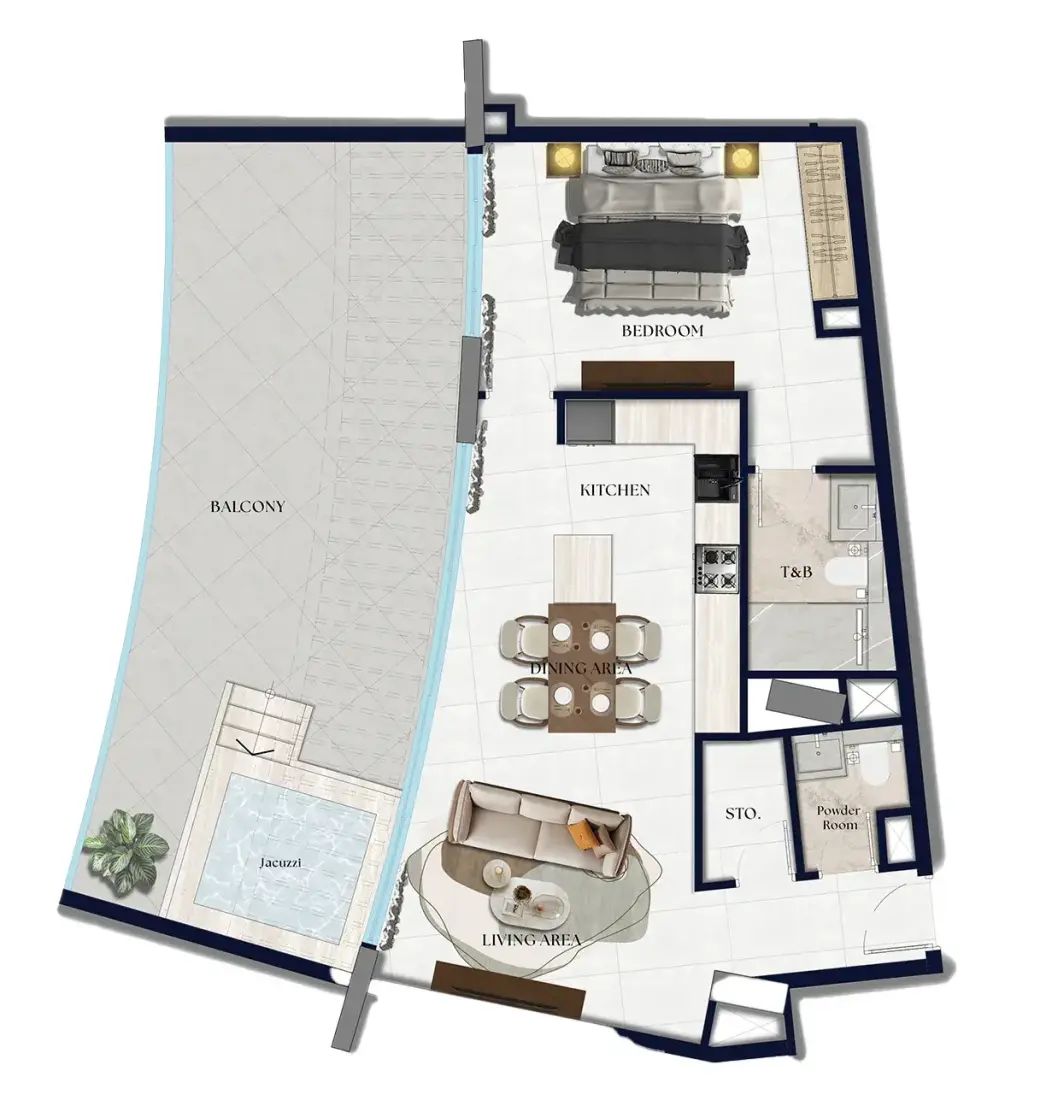 1 Bedroom in Xenia Residence