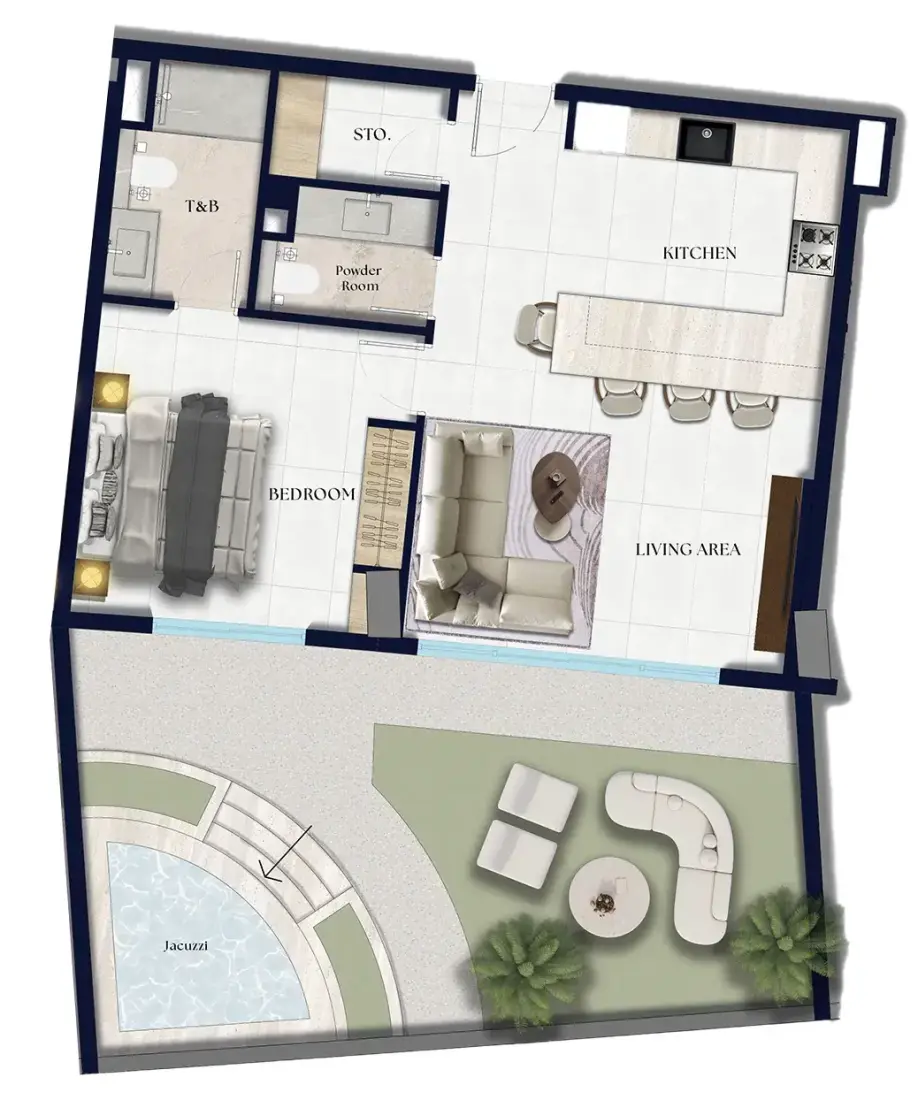 1 Bedroom in Xenia Residence