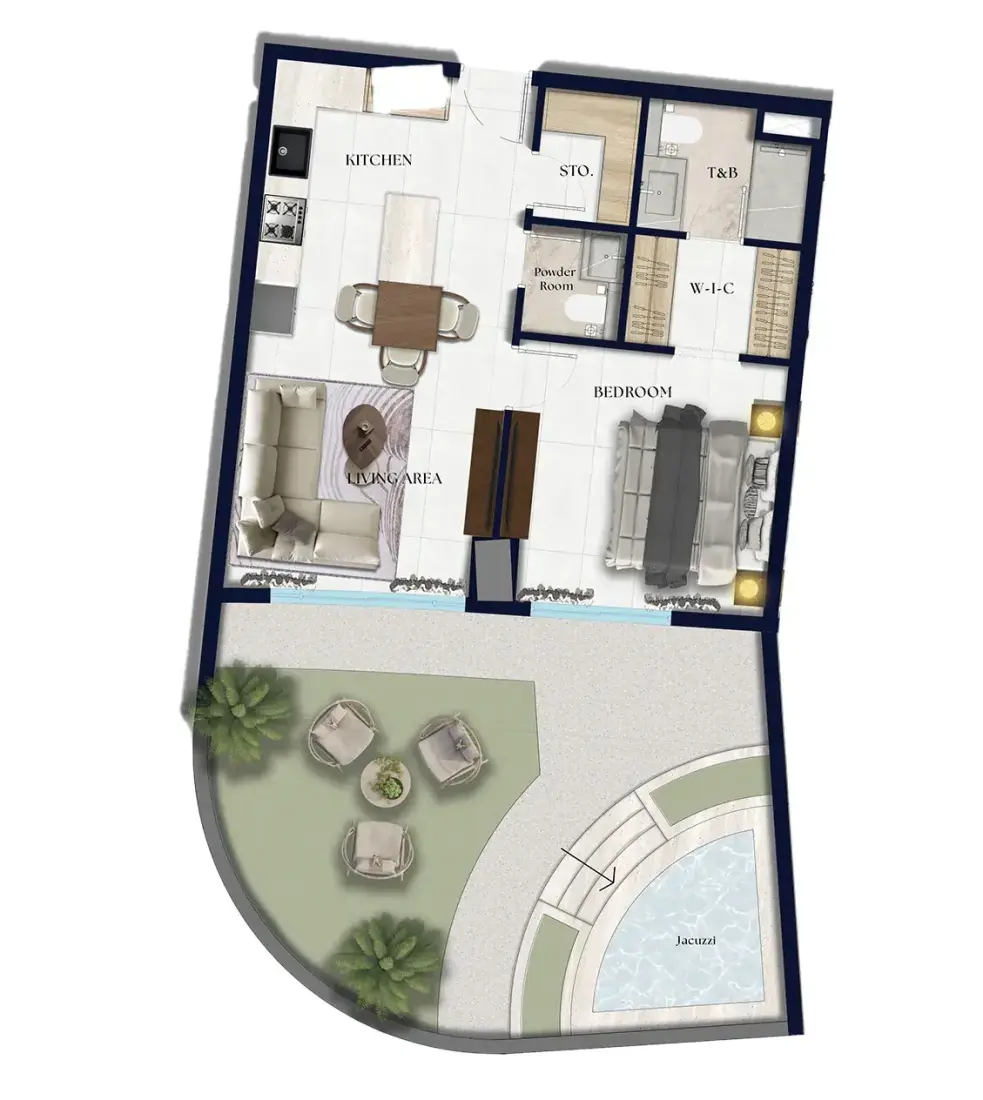 1 Bedroom in Xenia Residence