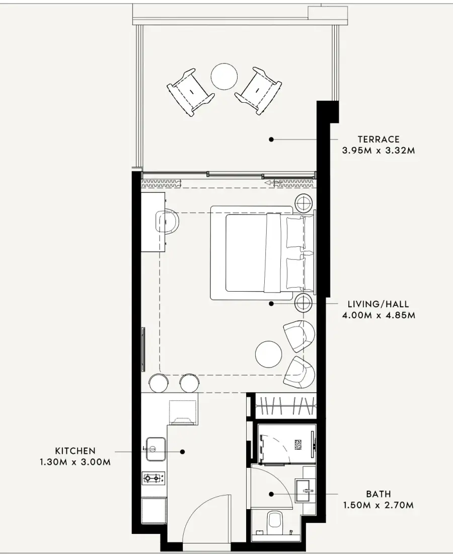 Studio in Riviera 60