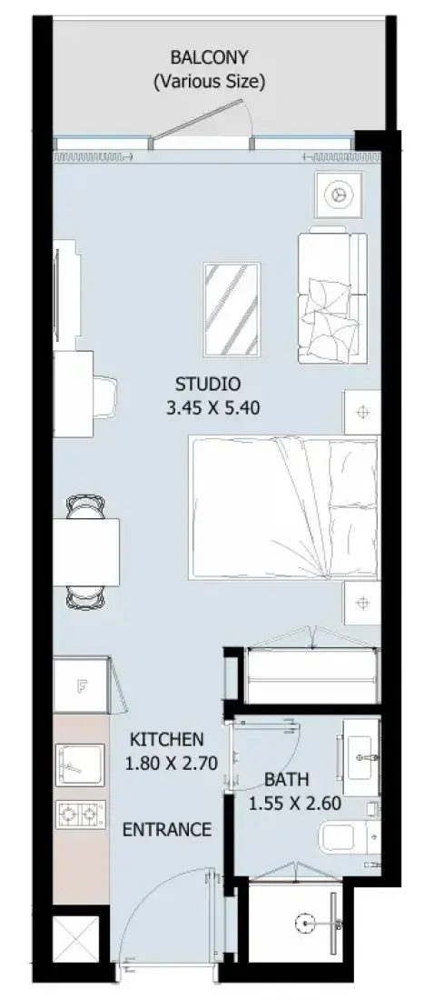 Studio in Verdana IX