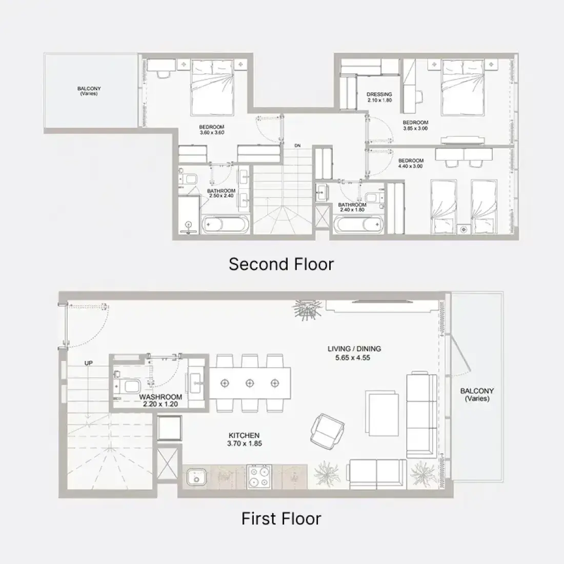 3 Bedrooms in Perla 2