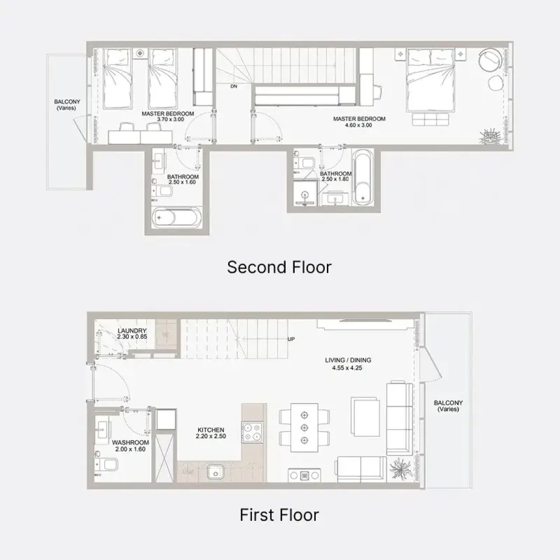 2 Bedrooms in Perla 2